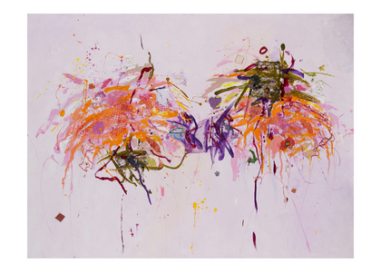 Liberation, 2022 (oil/collage on canvas)