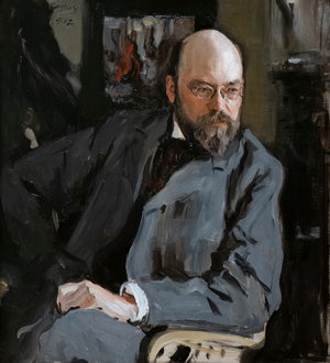 Portrait of Ilya Ostroukhov , 1902  (Oil on canvas)