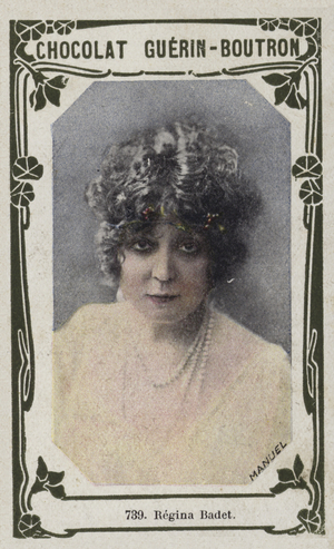 Regina Badet (coloured photo)