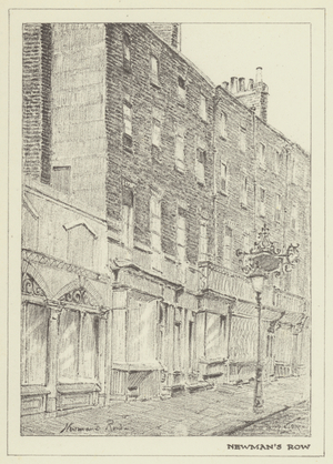 Newman's Row (litho)