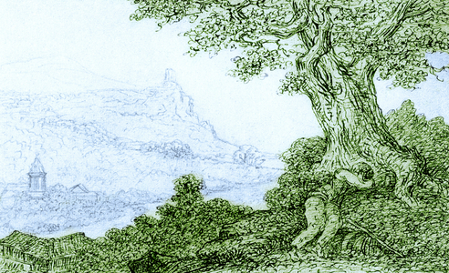 Johann Wolfgang von Goethe 's sketch