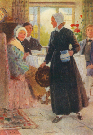 Illustration for Adam Bede by George Eliot (colour litho)