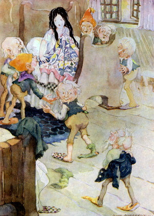 Little Snow White (colour litho)