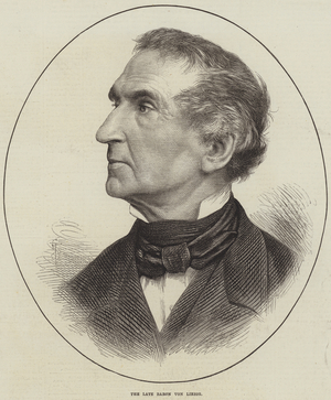 The Late Baron von Liebig (engraving)