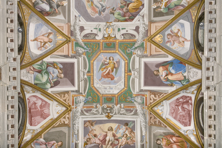 Vault with frescoes (fresco)