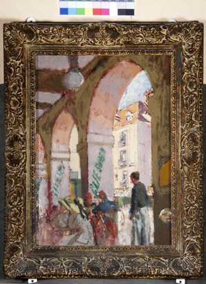 The Café Suisse, 1914 (oil on canvas)