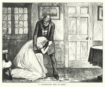 Illustration for Great Expectations by Charles Dickens (engraving)