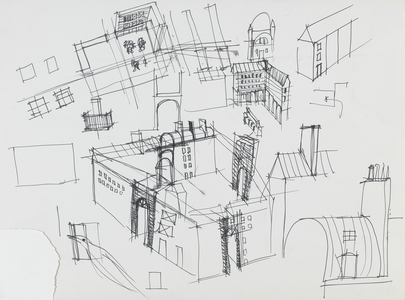 Untitled, undated (marker on coated paper)