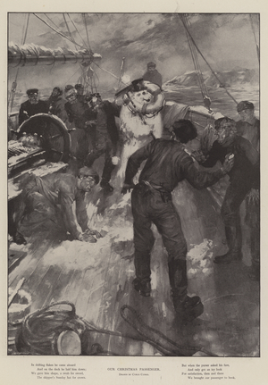 Our Christmas Passenger (litho)