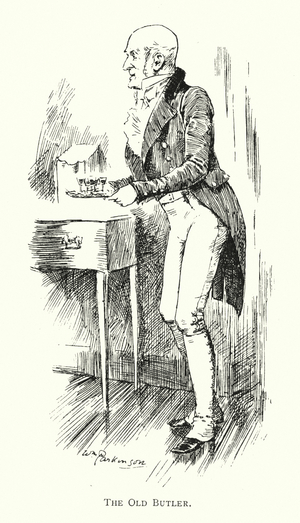 The Old Butler (litho)