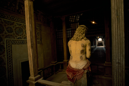 A statue of Christ with a bruised back. Convento da Ordem de Cristo, Tomar, near L..., 1990s (photo)