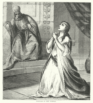 Hannah in the Temple (engraving)