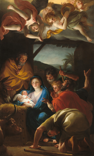 The Adoration of the Shepherds, c.1764-1765 (oil on canvas)
