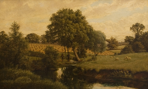 Finham Brook near Coventry, 1888 (oil on canvas)