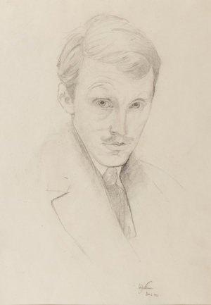 Self-portrait, 5 December 1921 (pencil on paper)