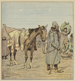 Juif mercanti accompagnant les armees allemandes, d'apres nature (colour litho)
