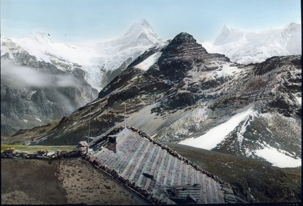 Faulhorn view of Schreckhorn and Finsterarhorn