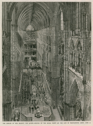 The jubilee of Her Majesty The Queen (engraving)