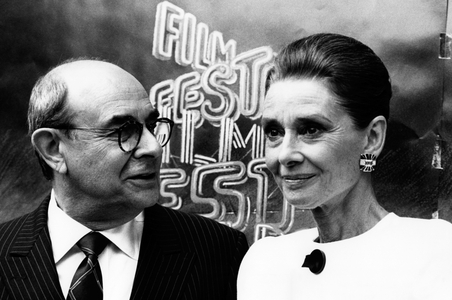 Audrey Hepburn and Stanley Donen, 1992