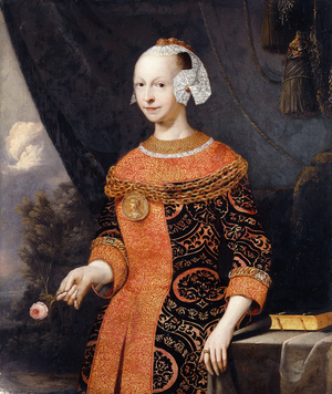 Portrait of a Lady, identified as Anne, Marquise de Basville,  (oil on canvas)