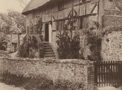 At Houghton, West Sussex (b/w photo)