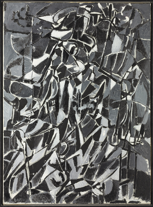 Abstract Composition, 1955 (oil on canvas)