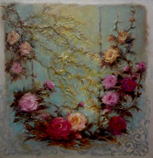 Antique Roses, 2024 (oil on canvas)