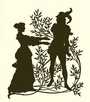 A Midsummer Night's Dream, silhouette (engraving)