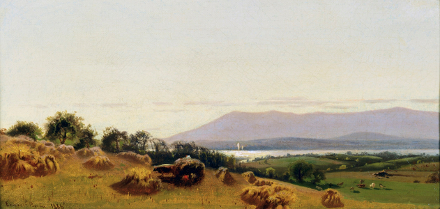 Harvesting 1866 Ernest Parton (1845-1933/American) David David Gallery, Philadelphia