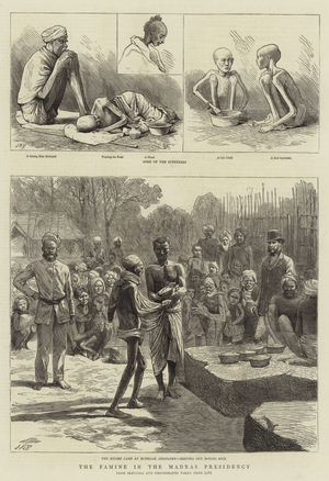 The Famine in the Madras Presidency (engraving)