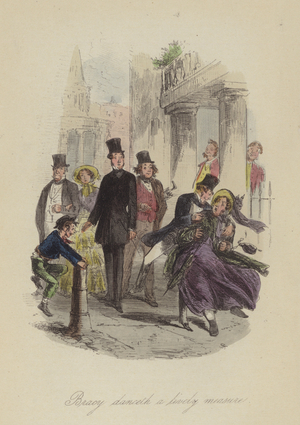 Illustration for Lewis Arundel or The Railroad of Life by Frank E Smedley (coloured engraving)