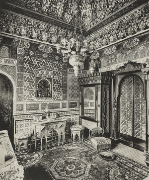 Dressing room, Franks Hall, Horton Kirby, Kent, 1894 (litho)