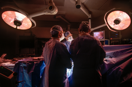 Extrememly Obsese Woman Undergoes Gastric Bypass Surgery, 2004 (photo)
