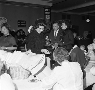 Oslo February 12, 1963. The princesses Astrid and Ragnhild are at the bazaar of …, 1963 (photo)