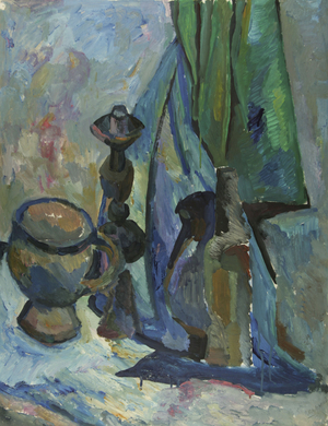 Still life, 1959 (tempera on paper)