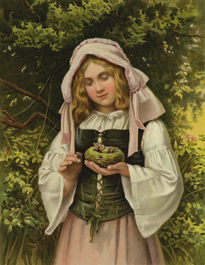 A Young Family (chromolitho)