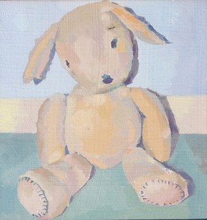 'Inevitable - Teddy', 2014 (oil on board)