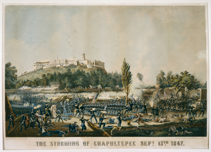 The Storming of Chapultepec Sept. 13th 1847, 1848 (chromolithograph on wove paper)