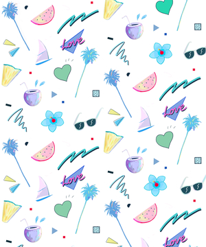 Summer Pattern, 2015 (digital illustration)