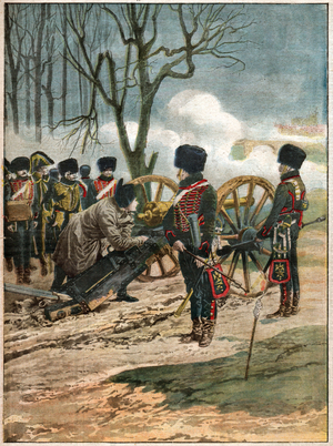 Battle of Montereau, 1914 (print)