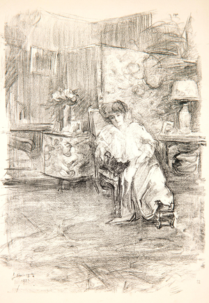 Interview, Ferby Lodge, 1905 (litho)