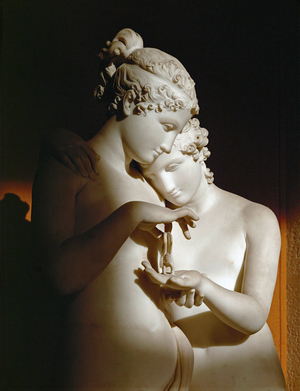 Amor and Psyche. Marble …