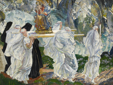 Procession, mid-1930s (oil on canvas)