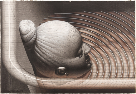 Untitled, 1983 (pencil, ink & tempera on paper)