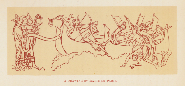 A Drawing by Matthew Paris (colour litho)