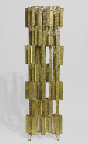 Untitled (Multi-Plane Construction), c.1953 (gilded copper & brass)