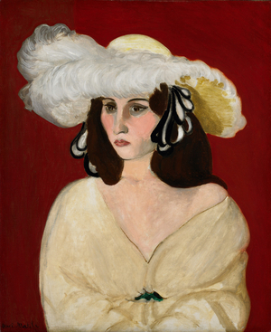 White Plumes, 1919 (oil on canvas)