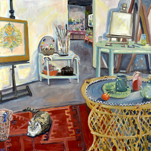 Studio de Sabou, 2023 (acrylic on canvas)