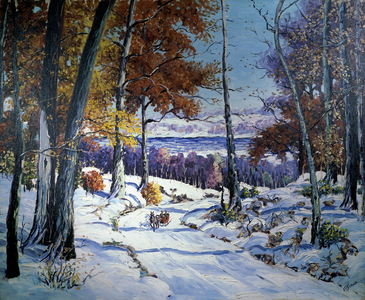 Winter Sleigh Ride Carol Sirak (1906-1976/American) Oil on canvas David David Gallery, Philadelphia
