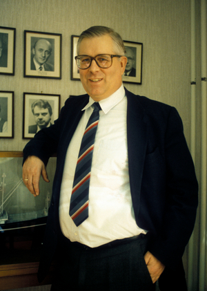 Oslo, 19870310 Asbjørn Eikeland, Ministry of Trade ..., 1987 (photo)